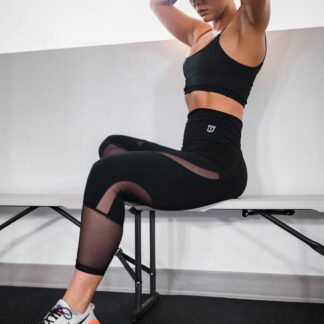 Leggings Mesh de tiro alto